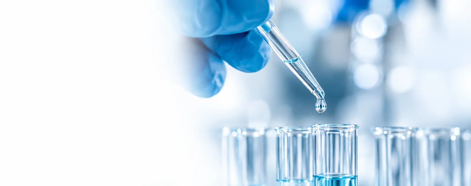 A laboratory analysis detail