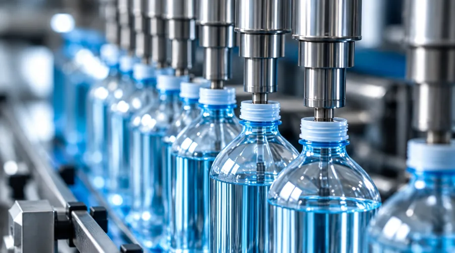 Illustrative industrial process and production line