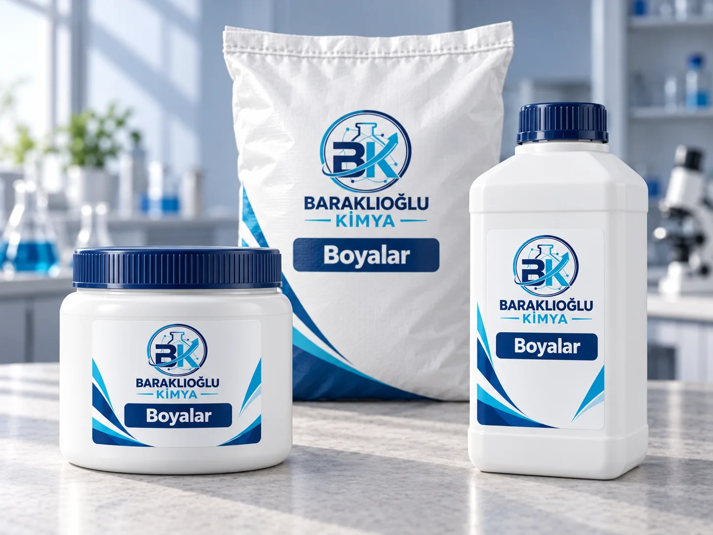 Dyes Dyes — illustrative packaging labelled with the product name