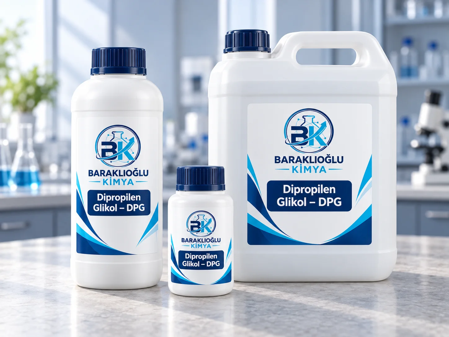 Dipropilen Glikol – DPG Dipropilen Glikol – DPG — ürüne özel etiketli temsilî ambalajlar