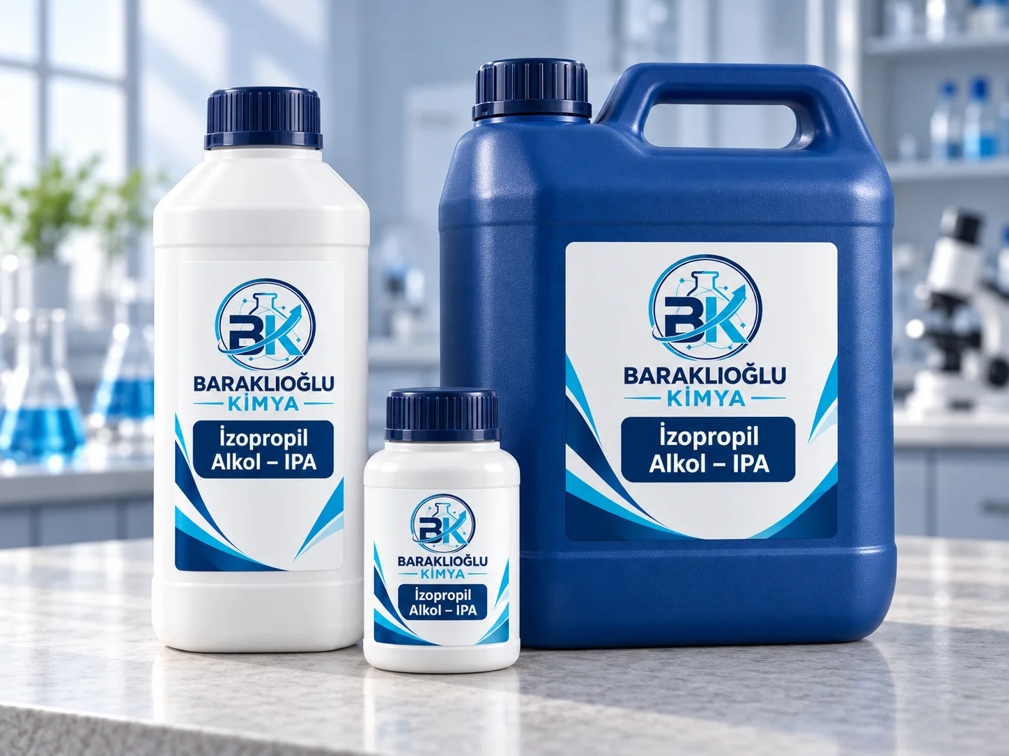 İzopropil Alkol – IPA İzopropil Alkol – IPA — ürüne özel etiketli temsilî ambalajlar