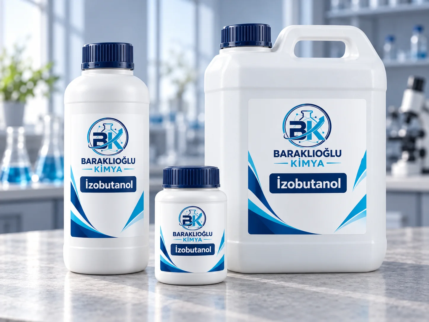 İzobutanol İzobutanol — ürüne özel etiketli temsilî ambalajlar