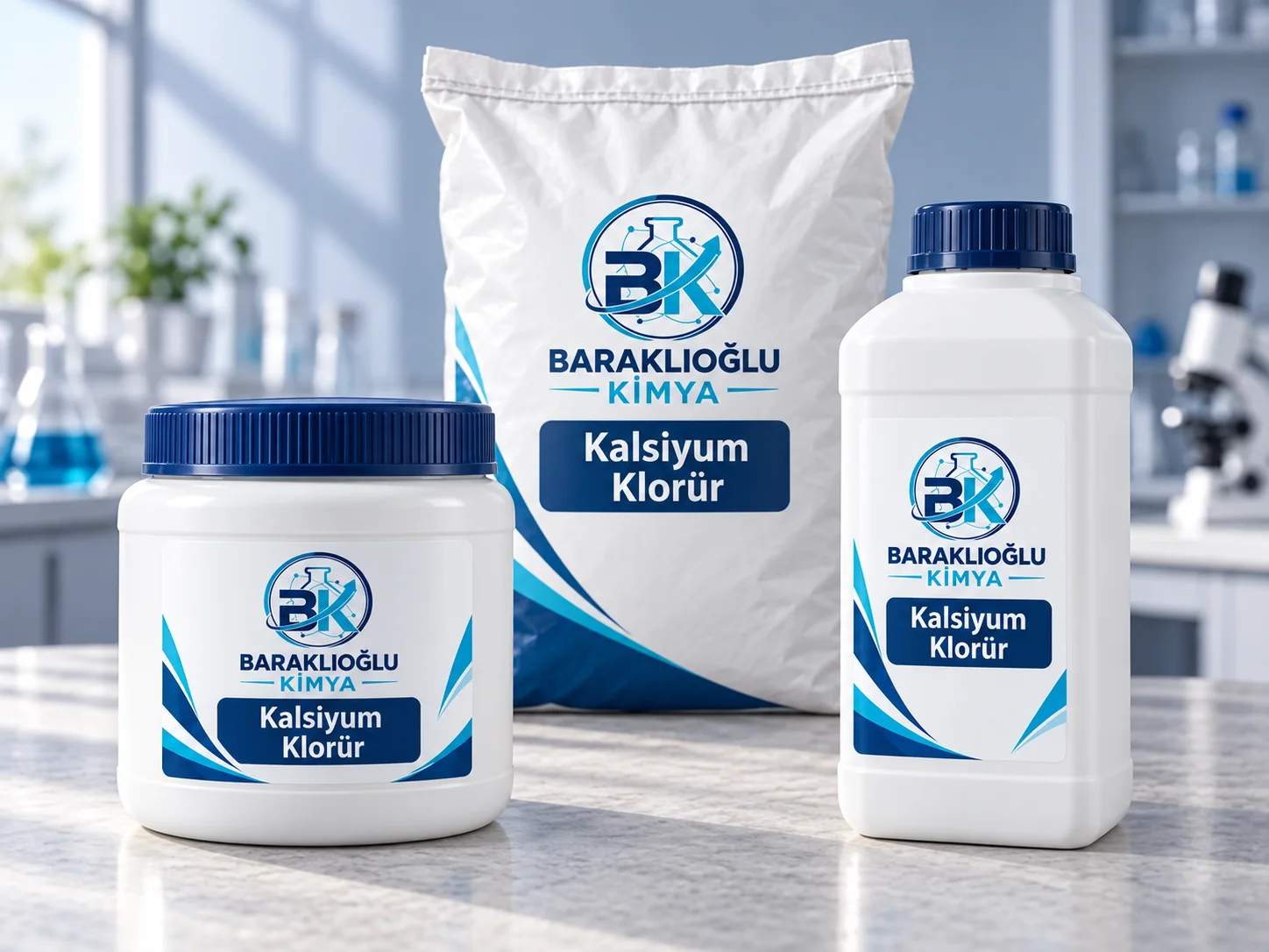 Calcium Chloride — illustrative packaging labelled with the product name