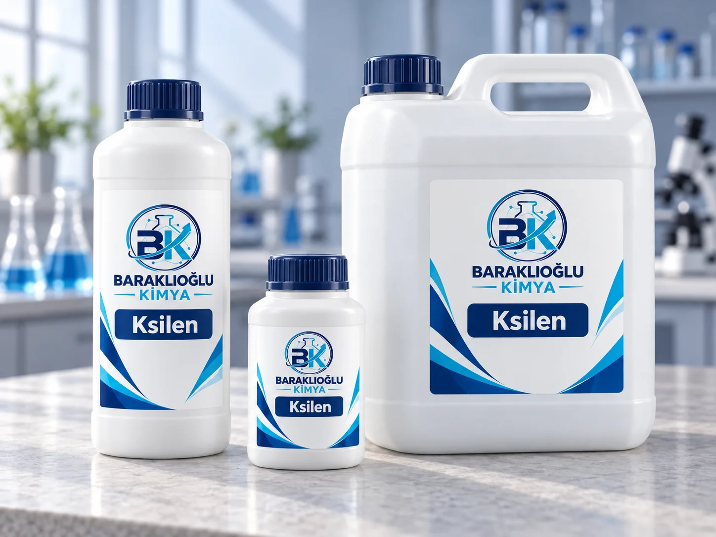 Ksilen Ksilen — ürüne özel etiketli temsilî ambalajlar