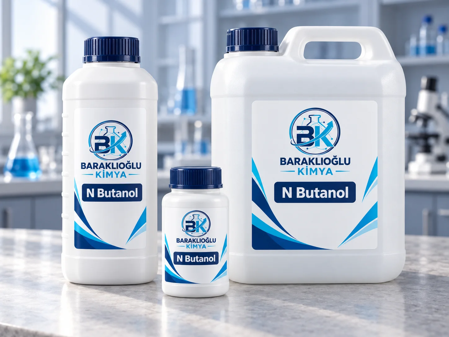 N Butanol — ürüne özel etiketli temsilî ambalajlar