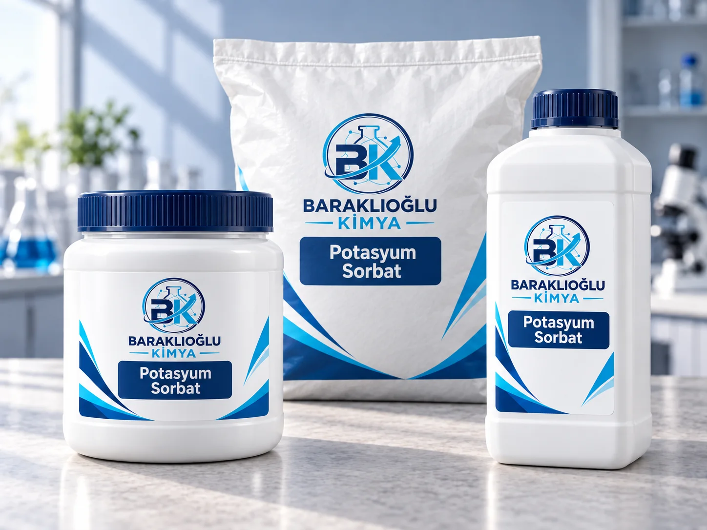 Potassium Sorbate — illustrative packaging labelled with the product name