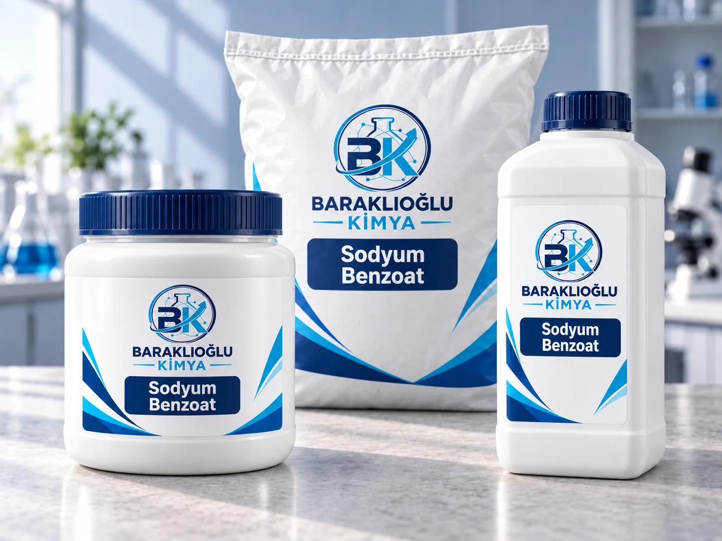 Sodium Benzoate — illustrative packaging labelled with the product name