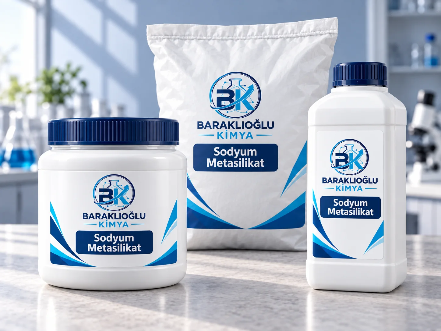 Sodium Metasilicate — illustrative packaging labelled with the product name