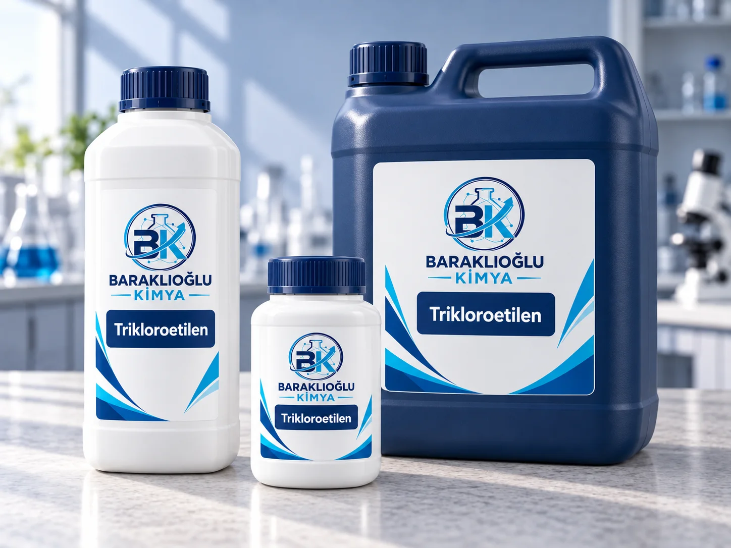 Trichloroethylene — illustrative packaging labelled with the product name