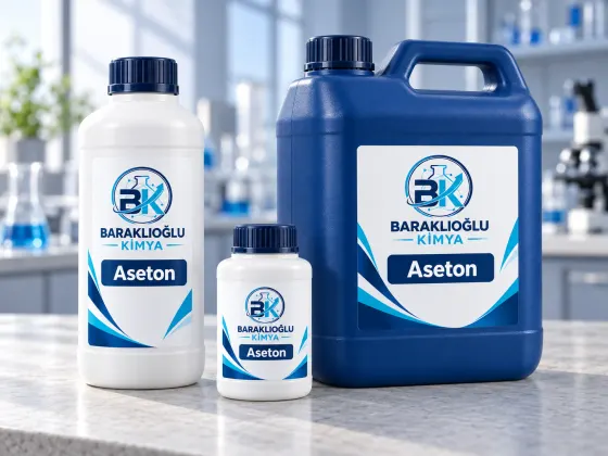 Aseton Aseton — ürüne özel etiketli temsilî ambalajlar