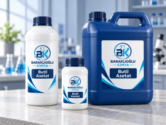 Butil Asetat Butil Asetat — ürüne özel etiketli temsilî ambalajlar
